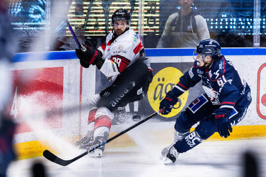 Malmö Redhawks Robin Hanzl och Linköpings Markus Ljungh