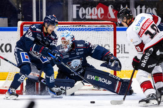 Linköpings Olle Strandell och Christian Heljanko och
