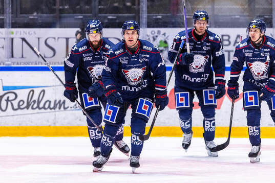 Linköpings Patrick Russell jublar