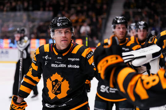 Skellefteås Andreas Johnson jublar