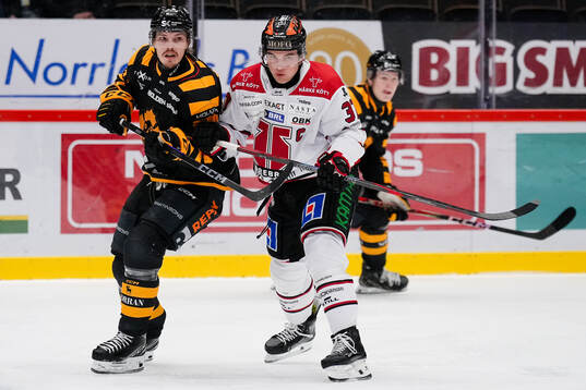 Örebros Glenn Gustafsson och Skellefteås Jonathan Johnson