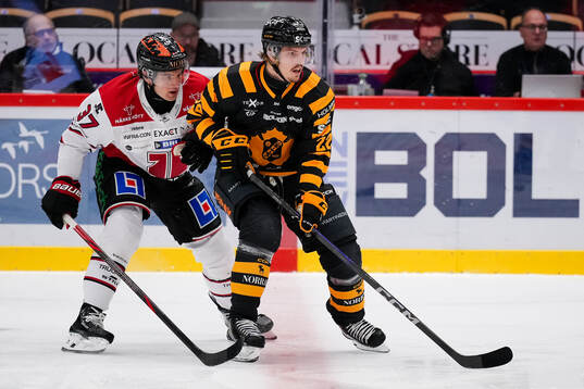 Örebros Glenn Gustafsson och Skellefteås Jonathan Johnson