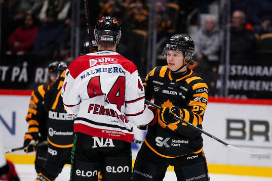 Örebros Melvin Fernström och Skellefteås Oskar Vuollet