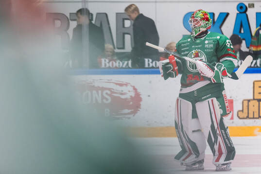 Rögles målvakt Christoffer Rifalk deppar