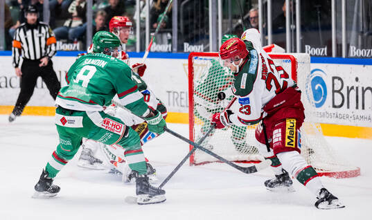 Rögles Linus Sandin och Modos Tobias Winberg