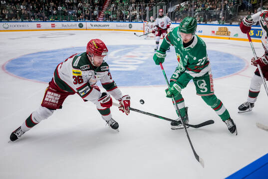 Modos Sebastian Ohlsson och Rögles Linus Sjödin