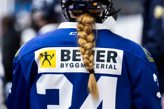 En hockeyspelare