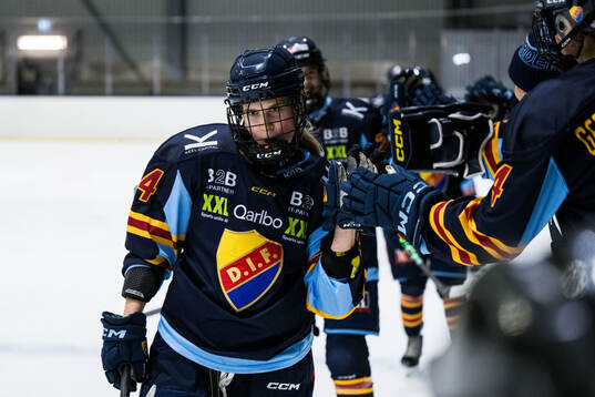 Djurgårdens Tereza Pistekova jublar