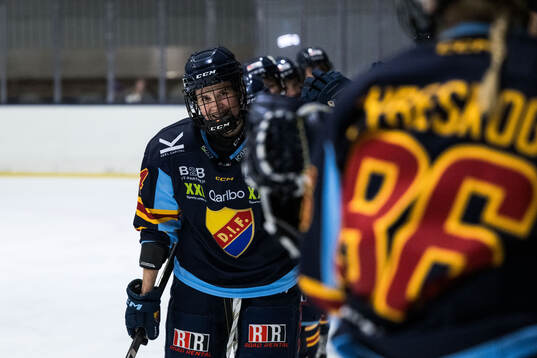 Djurgårdens Tereza Pistekova jublar