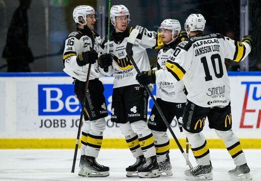 Västerås Malte Sjögren jublar