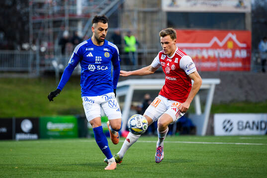 GIF Sundsvalls Marc Manchon och Sandvikens IFs Daniel