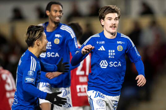GIF Sundsvalls Johan Bengtsson jublar