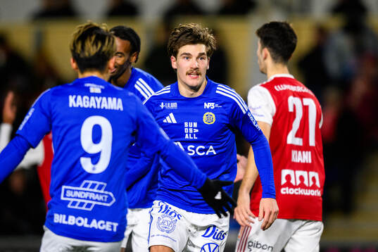 GIF Sundsvalls Johan Bengtsson jublar