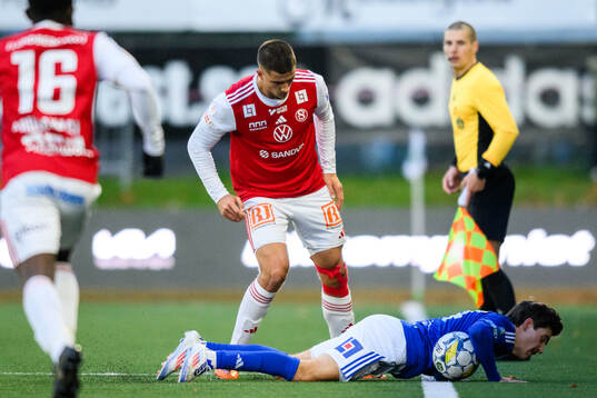 Sandvikens IFs Zinedin Smajlovic och GIF Sundsvalls Johan