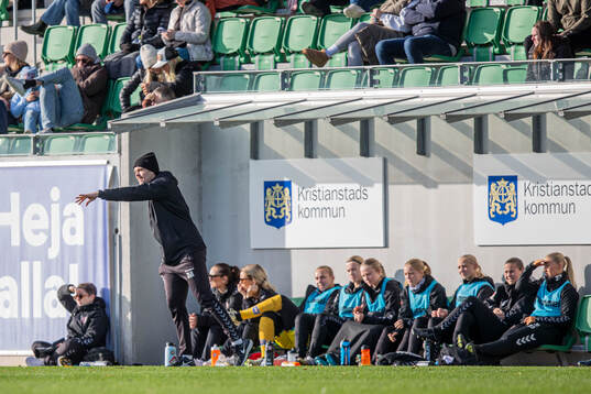 Kristianstads tränare Daniel Angergård