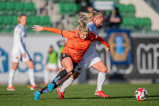 Kristianstads Hlin Eiriksdottir och Djurgårdens Therese