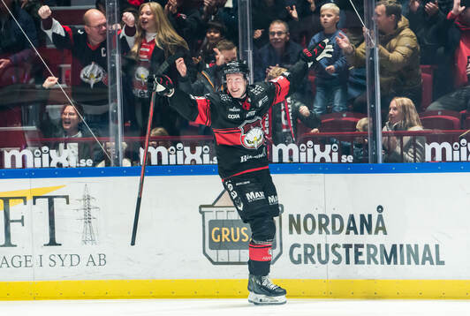 Malmö Redhawks Lassi Thomson jublar