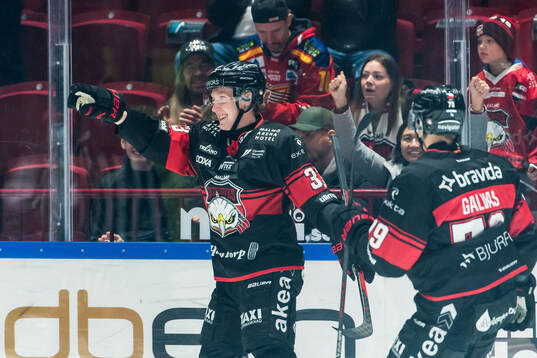 Malmö Redhawks Lassi Thomson jublar