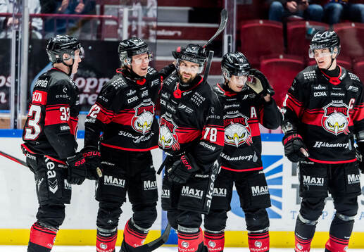Malmö Redhawks Robin Salo jublar