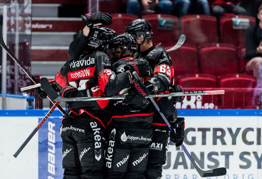 Malmö Redhawks Robin Salo jublar