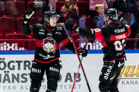 Malmö Redhawks Robin Salo jublar