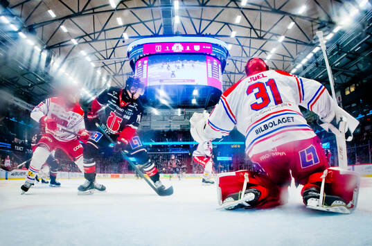 Timrås Didrik Strömberg och Örebros Kalle Kossila