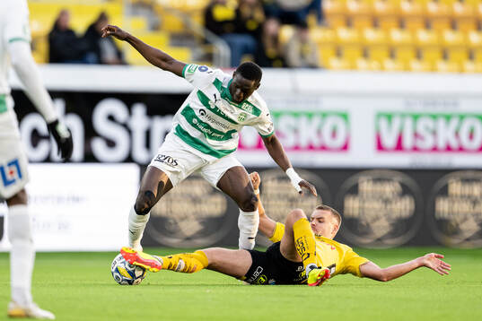 Västerås Ibrahim Yalatif Diabate och Elfsborgs Gustav