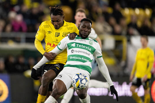 Elfsborgs Jalal Abdullai och Västerås Frederic Nsabiyumva