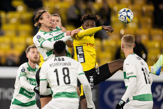 Västerås Gustav Granath och Elfsborgs Jalal Abdullai