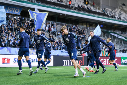 Malmö FFs Colin Rösler och Hugo Bolin