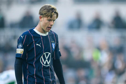 Malmö FFs Nils Zätterström deppar