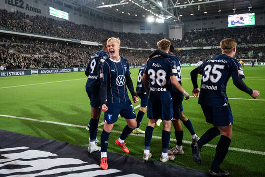 Malmö FFs Otto Rosengren jublar