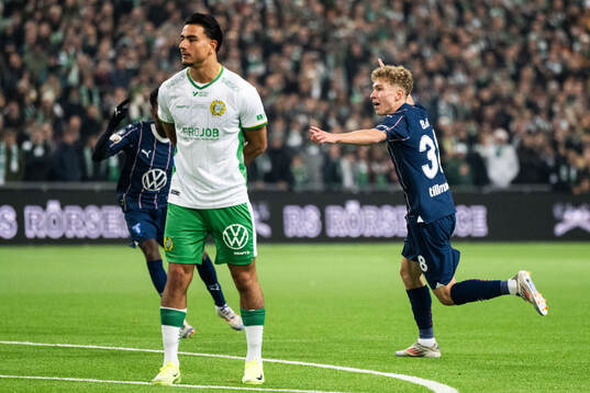 Malmö FFs Hugo Bolin jublar