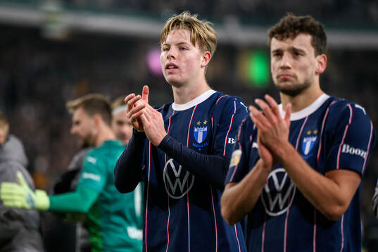Malmö FFs Nils Zätterström och Colin Rösler