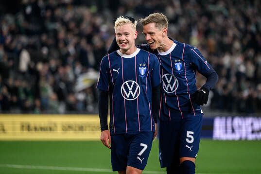 Malmö FFs Otto Rosengren och Søren Rieks