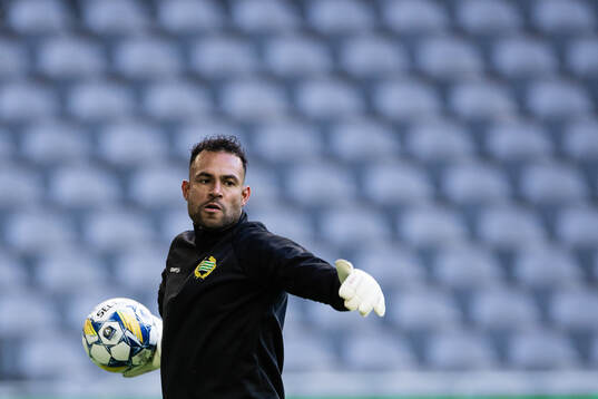Hammarbys målvakt Warner Hahn