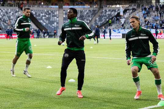 Hammarbys Bazoumana Touré och Markus Karlsson