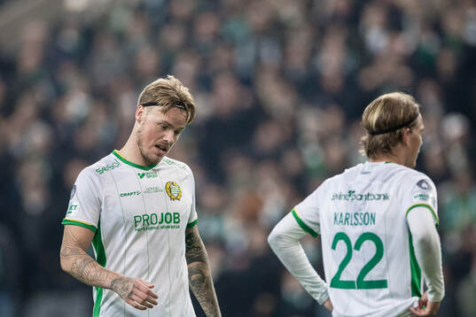 Hammarbys Victor Eriksson deppar