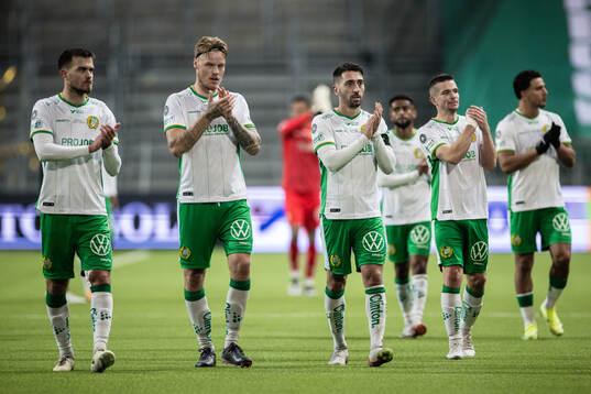 Hammarbys Pavle Vagic, Victor Eriksson,Nahir Besara och