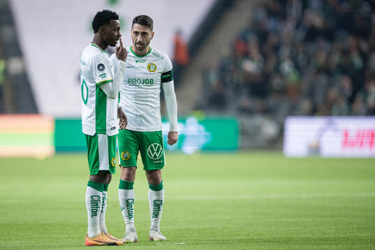 Hammarbys Shaquille Pinas och Nahir Besara