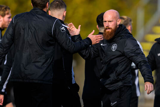 Landskronas tränare Max Mölder