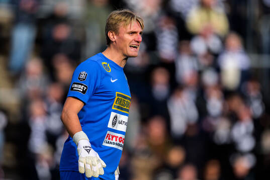 Landskronas målvakt Svante Hildeman
