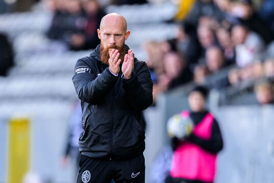 Landskronas tränare Max Mölder