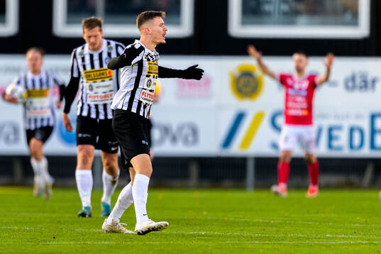 Landskronas Robin Dzabic jublar