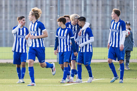 IFK Göteborgs Haydar Sultan och Axel Sjöström Falk jublar
