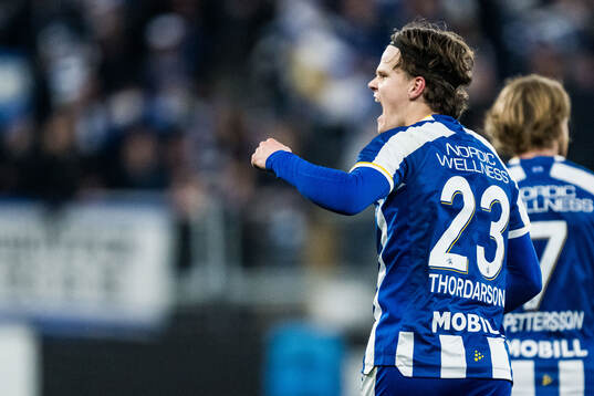 IFK Göteborgs Kolbeinn Thordarson jublar