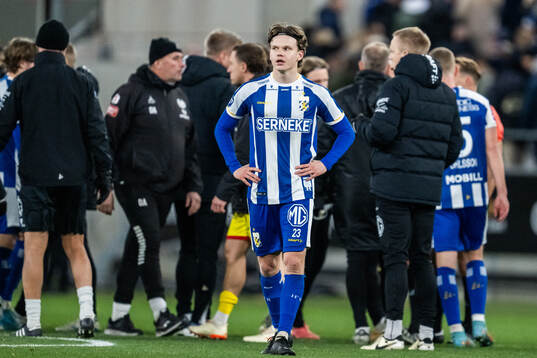 IFK Göteborgs Kolbeinn Thordarson deppar