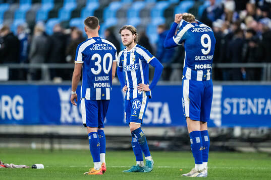 IFK Göteborgs Ramon Pascal Lundqvist, Gustaf Norlin och