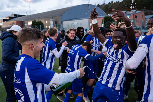 IFK Göteborgs Sebastian Bergren och Manasse Ange Junior