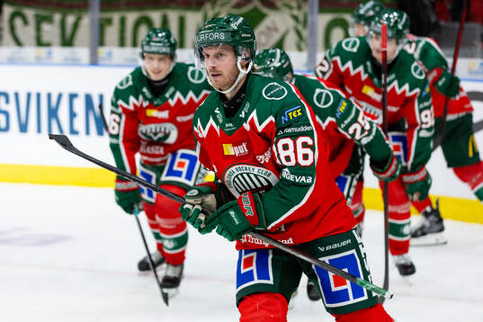 Frölundas Erik Thorell jublar